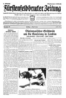 Fürstenfeldbrucker Zeitung Freitag 1. April 1932