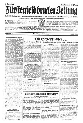 Fürstenfeldbrucker Zeitung Dienstag 5. April 1932