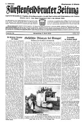 Fürstenfeldbrucker Zeitung Donnerstag 7. April 1932