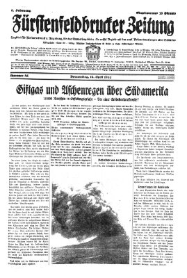 Fürstenfeldbrucker Zeitung Donnerstag 14. April 1932