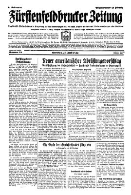 Fürstenfeldbrucker Zeitung Samstag 23. April 1932