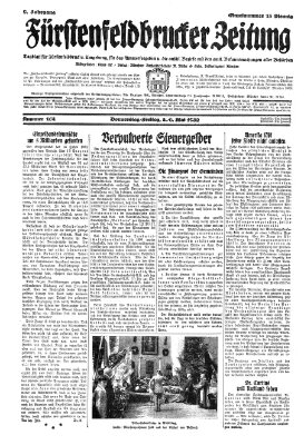 Fürstenfeldbrucker Zeitung Donnerstag 5. Mai 1932