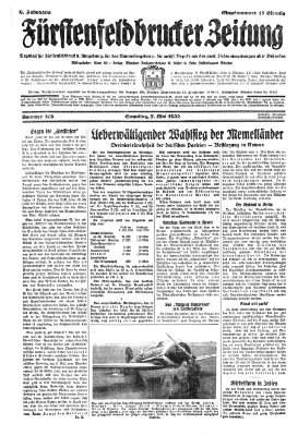 Fürstenfeldbrucker Zeitung Samstag 7. Mai 1932