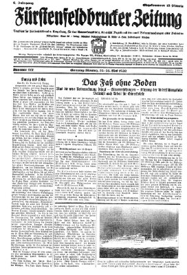 Fürstenfeldbrucker Zeitung Montag 23. Mai 1932