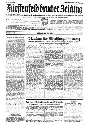 Fürstenfeldbrucker Zeitung Mittwoch 25. Mai 1932