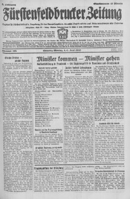 Fürstenfeldbrucker Zeitung Sonntag 5. Juni 1932