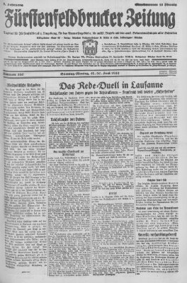 Fürstenfeldbrucker Zeitung Sonntag 19. Juni 1932