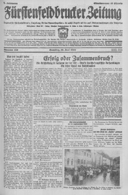 Fürstenfeldbrucker Zeitung Samstag 25. Juni 1932