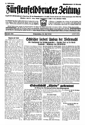 Fürstenfeldbrucker Zeitung Donnerstag 28. Juli 1932