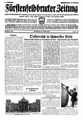 Fürstenfeldbrucker Zeitung Sonntag 31. Juli 1932