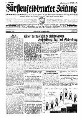 Fürstenfeldbrucker Zeitung Freitag 12. August 1932