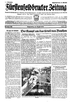 Fürstenfeldbrucker Zeitung Donnerstag 25. August 1932