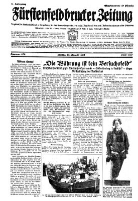 Fürstenfeldbrucker Zeitung Friday 26. August 1932