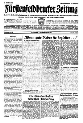 Fürstenfeldbrucker Zeitung Samstag 3. September 1932