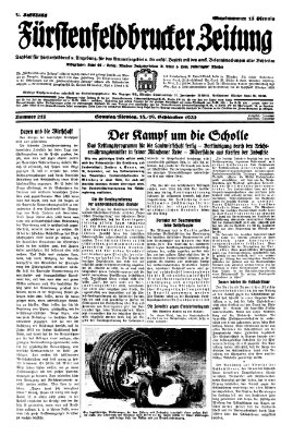 Fürstenfeldbrucker Zeitung Sonntag 18. September 1932