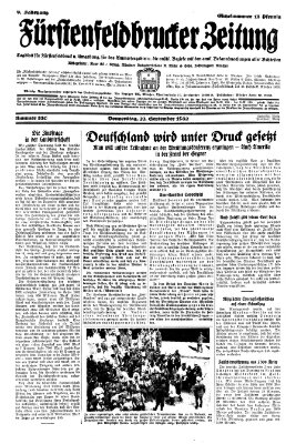 Fürstenfeldbrucker Zeitung Donnerstag 22. September 1932