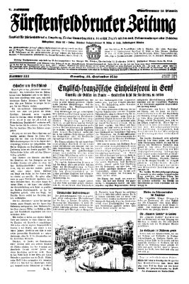 Fürstenfeldbrucker Zeitung Samstag 24. September 1932