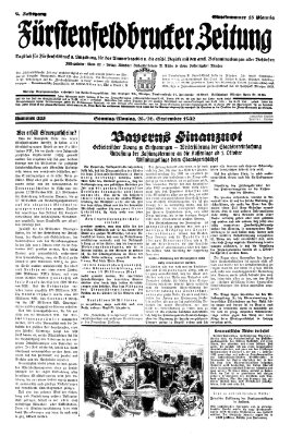 Fürstenfeldbrucker Zeitung Sonntag 25. September 1932