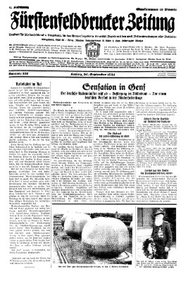 Fürstenfeldbrucker Zeitung Freitag 30. September 1932