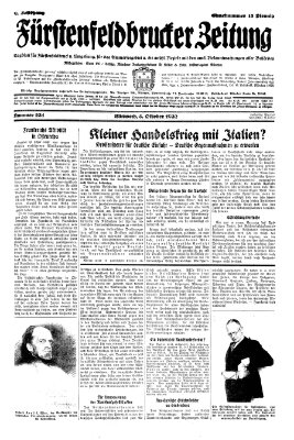 Fürstenfeldbrucker Zeitung Mittwoch 5. Oktober 1932