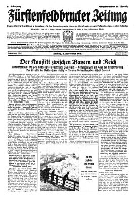 Fürstenfeldbrucker Zeitung Freitag 4. November 1932