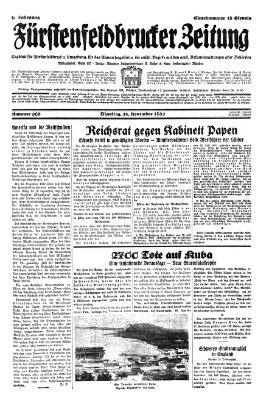 Fürstenfeldbrucker Zeitung Dienstag 15. November 1932