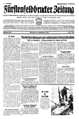 Fürstenfeldbrucker Zeitung Dienstag 22. November 1932