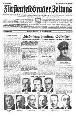 Fürstenfeldbrucker Zeitung Montag 5. Dezember 1932