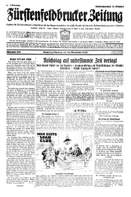 Fürstenfeldbrucker Zeitung Sonntag 11. Dezember 1932