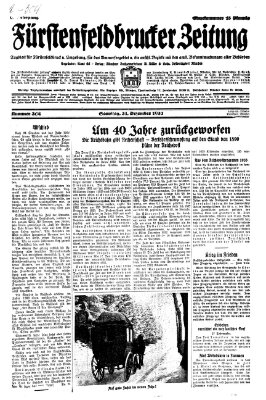 Fürstenfeldbrucker Zeitung Samstag 31. Dezember 1932