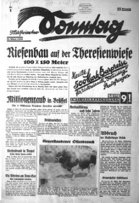 Illustrierter Sonntag (Der gerade Weg) Sonntag 31. März 1929