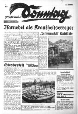 Illustrierter Sonntag (Der gerade Weg) Sonntag 15. September 1929