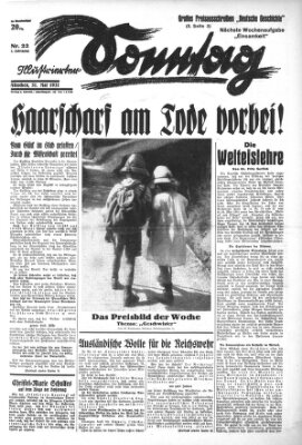 Illustrierter Sonntag (Der gerade Weg) Sonntag 31. Mai 1931