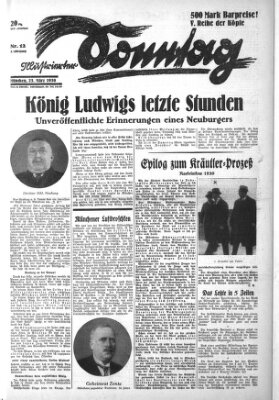 Illustrierter Sonntag (Der gerade Weg) Sonntag 23. März 1930