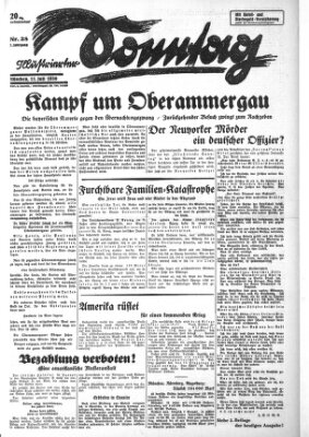 Illustrierter Sonntag (Der gerade Weg) Sonntag 13. Juli 1930