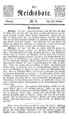 Der Reichsbote Montag 24. Juli 1848