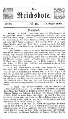 Der Reichsbote Freitag 4. August 1848