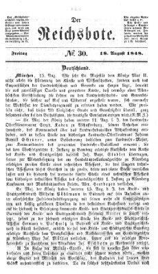 Der Reichsbote Freitag 18. August 1848