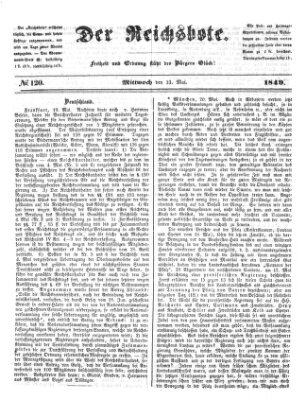 Der Reichsbote Mittwoch 23. Mai 1849