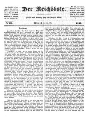 Der Reichsbote Mittwoch 30. Mai 1849