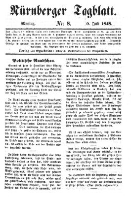 Nürnberger Tagblatt Montag 10. Juli 1848