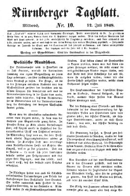 Nürnberger Tagblatt Mittwoch 12. Juli 1848