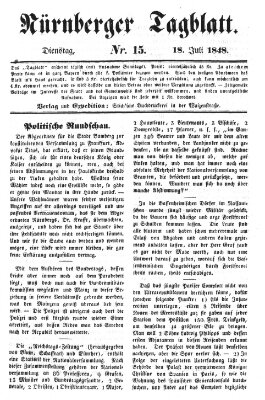 Nürnberger Tagblatt Dienstag 18. Juli 1848