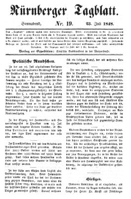 Nürnberger Tagblatt Sonntag 23. Juli 1848