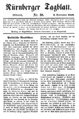 Nürnberger Tagblatt Mittwoch 6. September 1848