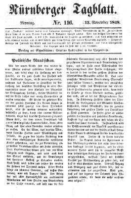 Nürnberger Tagblatt Montag 13. November 1848