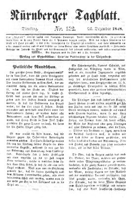 Nürnberger Tagblatt Samstag 23. Dezember 1848