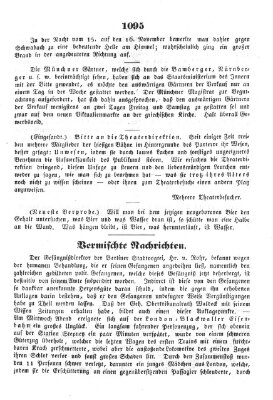 Nürnberger Tagblatt Dienstag 20. November 1849