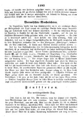 Nürnberger Tagblatt Freitag 14. Dezember 1849