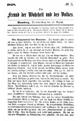 Der Freund der Wahrheit und des Volkes Donnerstag 17. August 1848